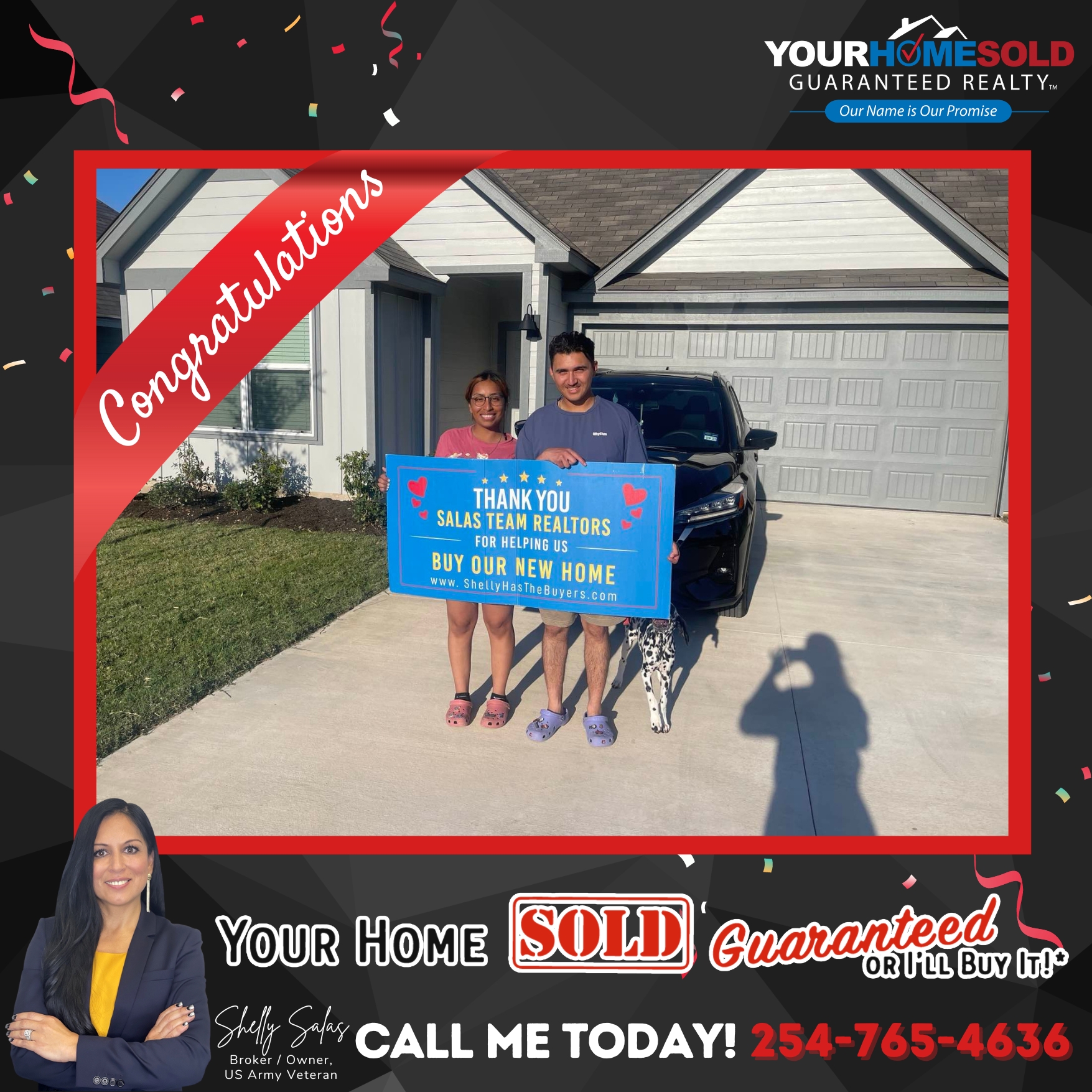 Your Home Sold Guaranteed Realty - Shelly Salas Has The Buyers
